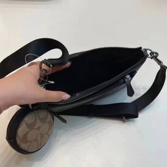 NWT Coach MEN'S Holden Crossbody In Signature Canvas C5598 - Picture 12 of 15